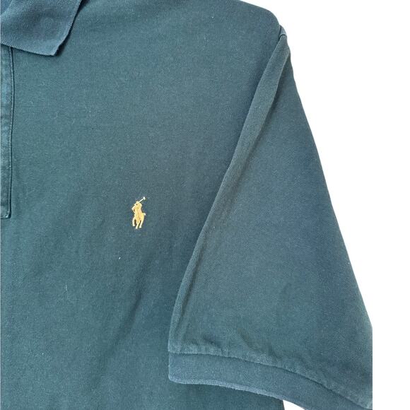 Ralph Lauren Polo Crest Shirt Men’s Size 2XLT Green Short Sleeve Preppy‎ Style - Picture 4 of 10